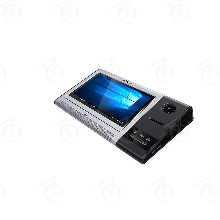 Monitor LCD portátil de conferência de 13" com relógio